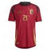 Belgium Timothy Castagne #21 Replica Home Shirt Euro 2024 Short Sleeve